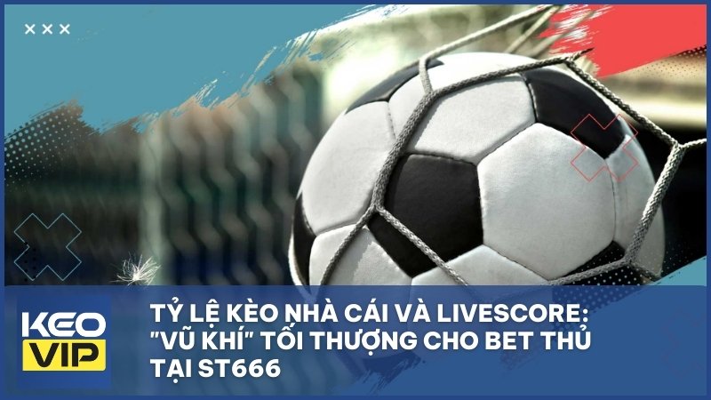 Tỷ Lệ Kèo Nhà Cái Và Livescore: "Vũ Khí" Tối Thượng Cho Bet Thủ Tại ST666 1 ty le keo nha cai va livescore - Tỷ Lệ Kèo Nhà Cái Và Livescore: "Vũ Khí" Tối Thượng Cho Bet Thủ Tại ST666